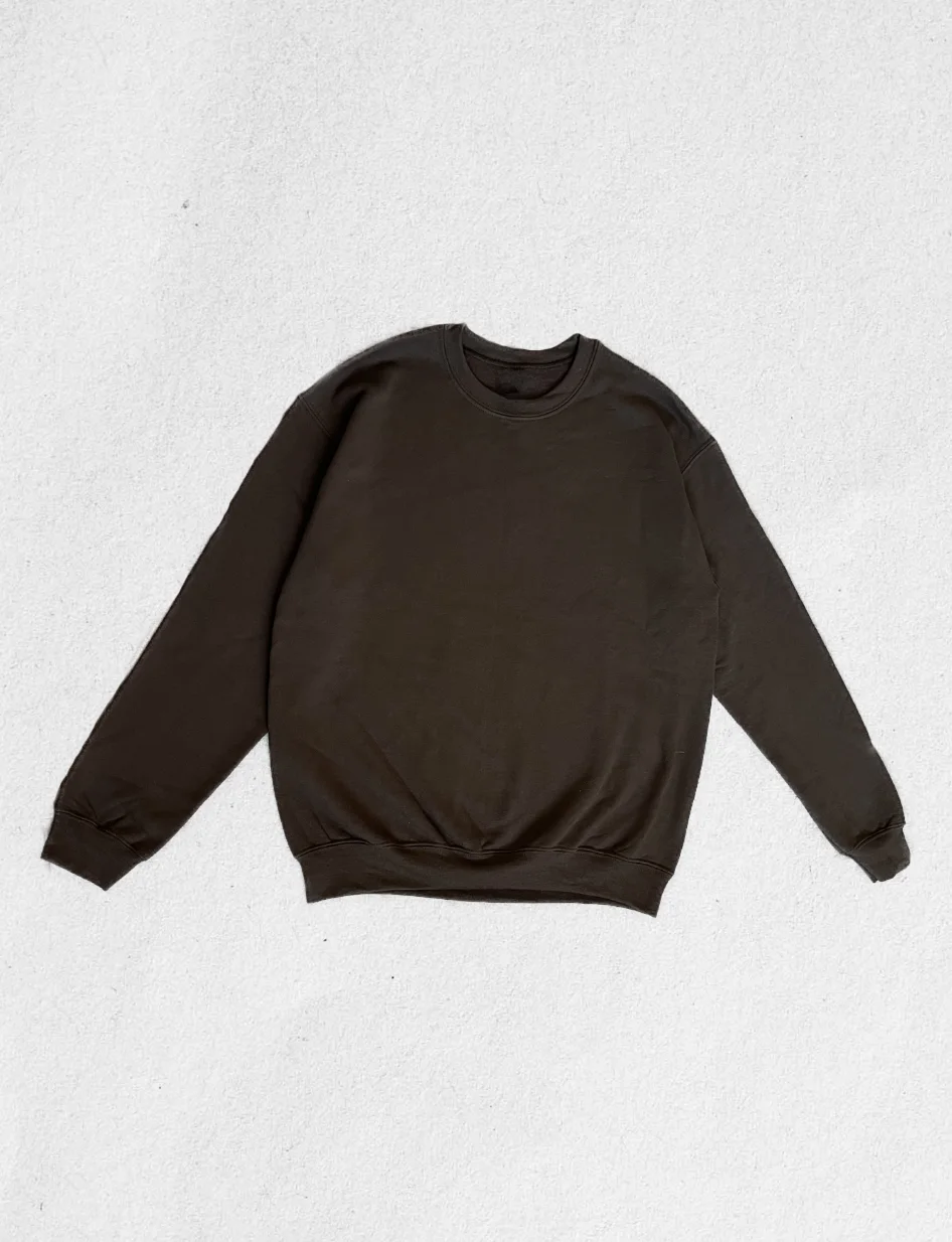Sweat col rond brodé personnalisé – Image 3