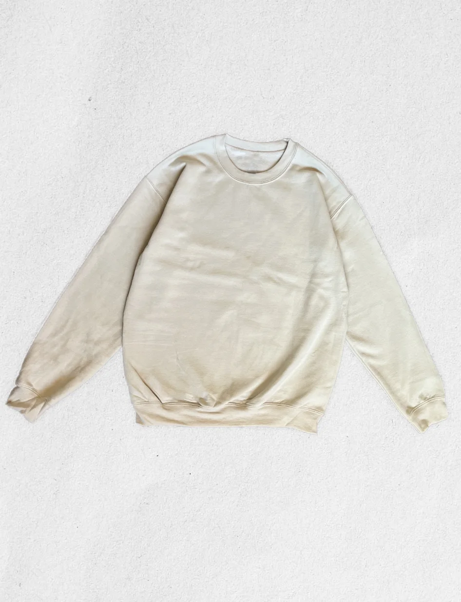 Sweat col rond brodé personnalisé – Image 4