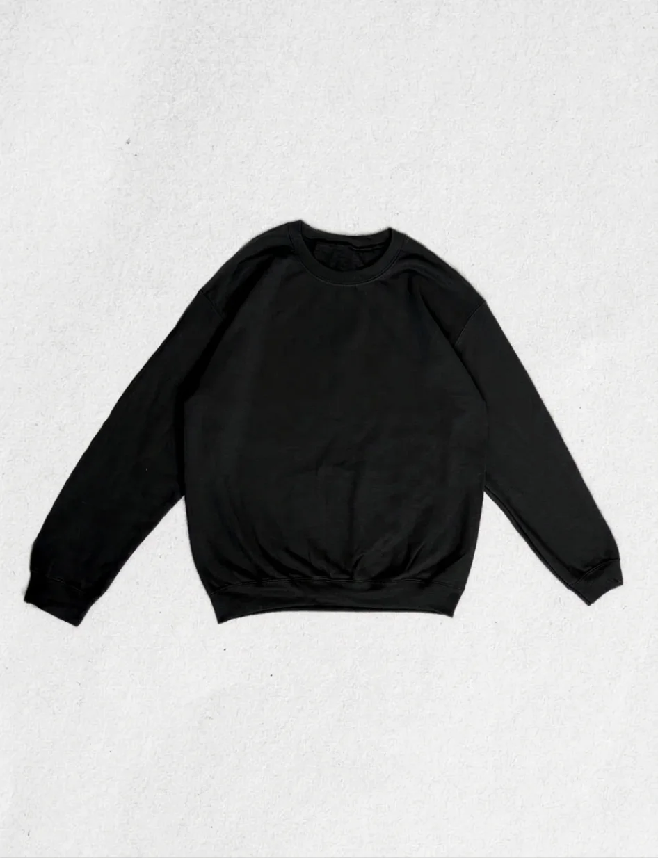 Sweat col rond brodé personnalisé